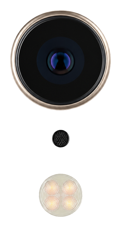 Camera cutout overlay